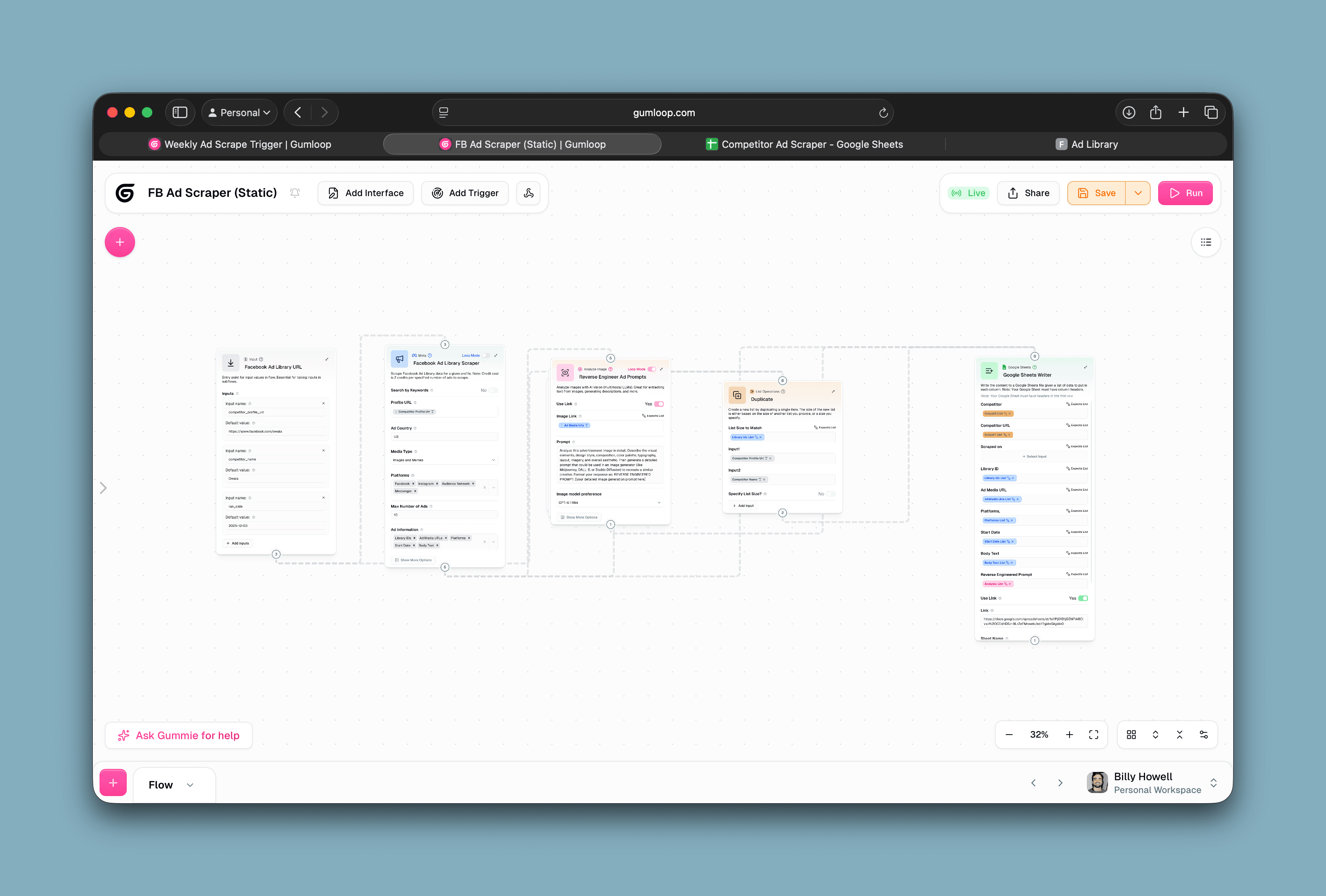 Scrape and Reverse Engineer Ad Creatives in Minutes