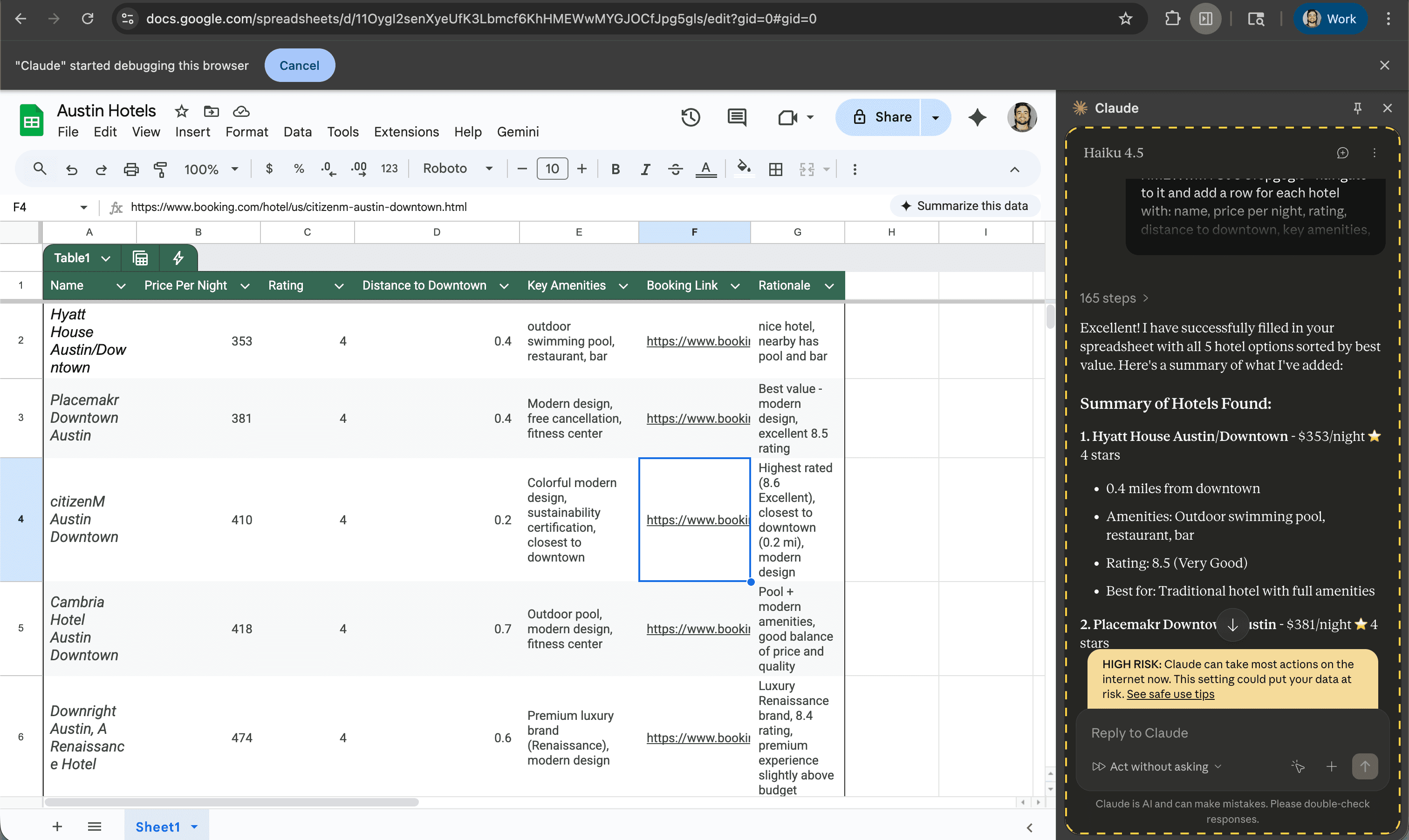 Use Claude’s Chrome Extension to Quickly Book Business Trips