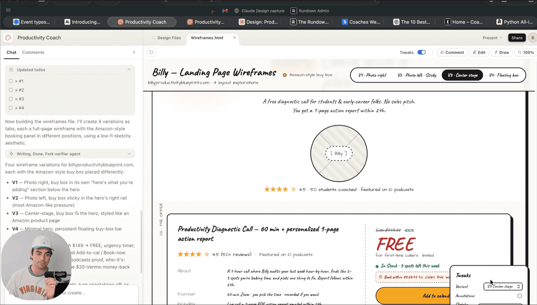 How To Design a High-Converting Landing Page in Claude Design