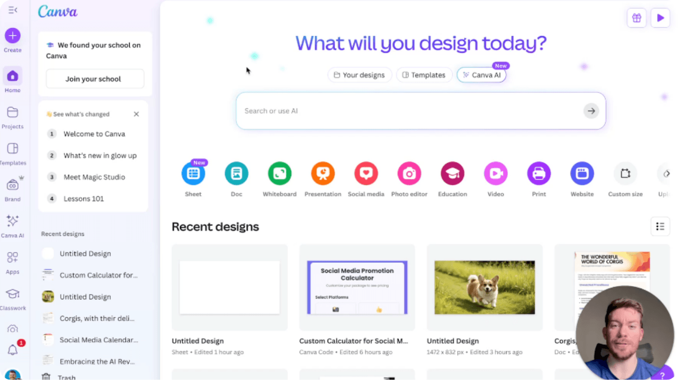 Create professional spreadsheets with the new Canva Sheets