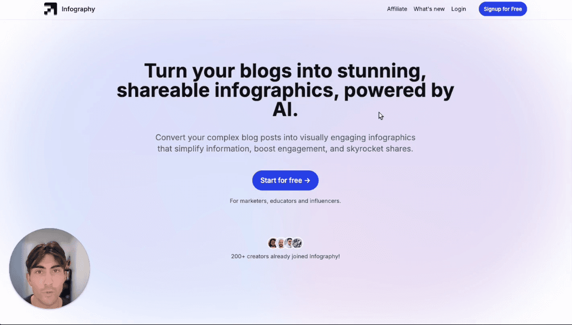 How to turn blogs into infographics with AI for visually appealing organic social content