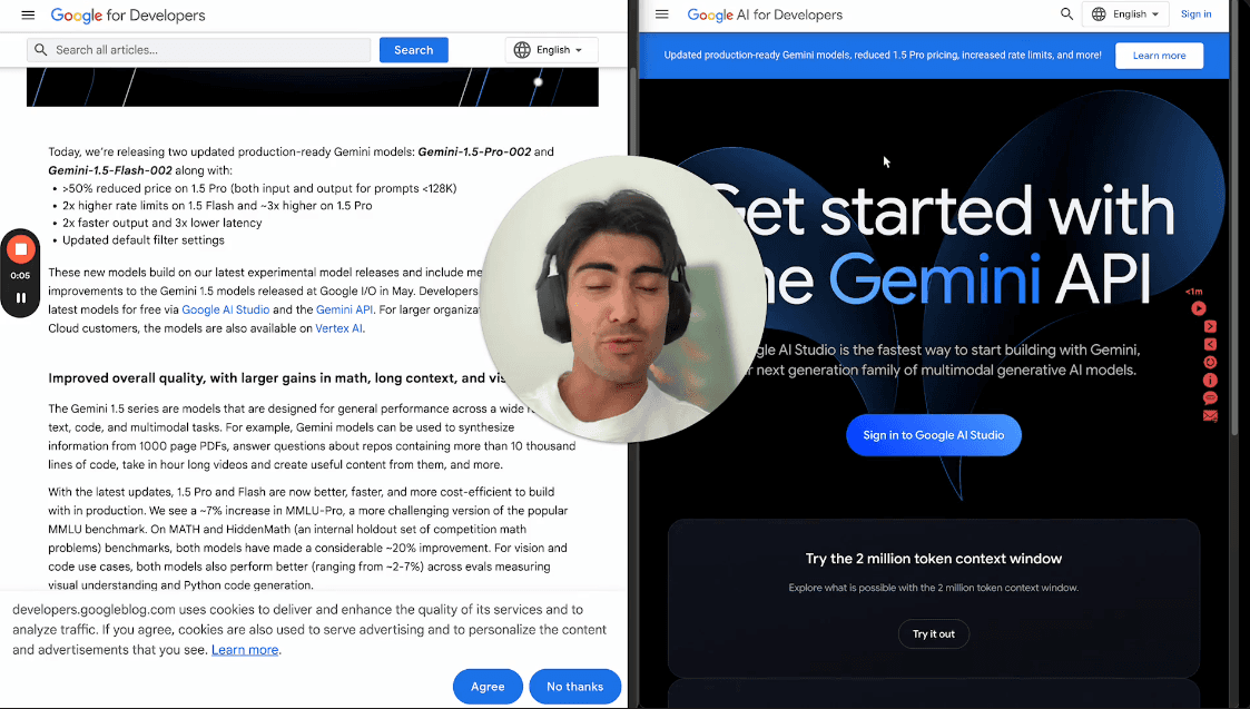 Use Gemini long context to find detailed information in large financial documents (company 10k filings)