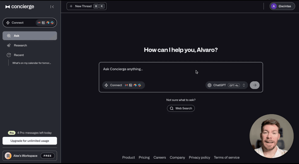 How to talk to your apps with Concierge AI