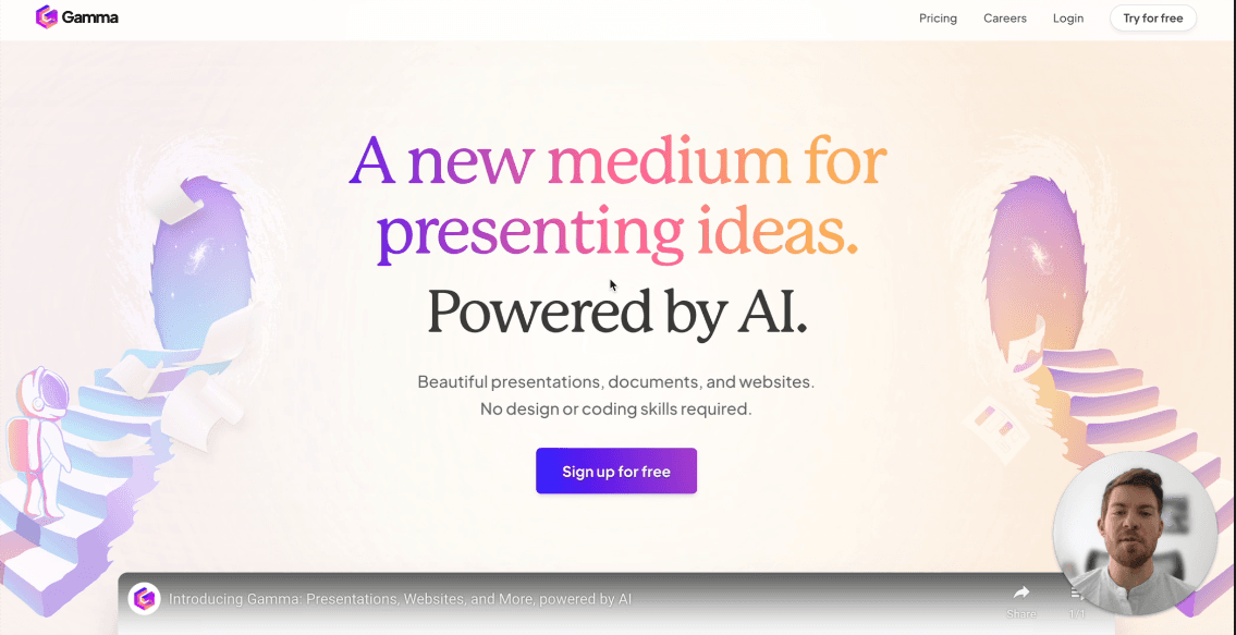 Gamma: Create professional presentations in seconds