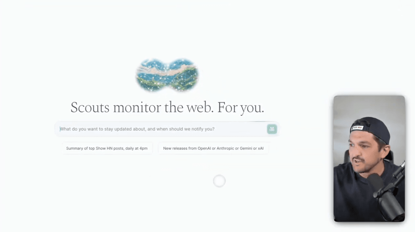Monitor the web using AI with Yutori Scouts