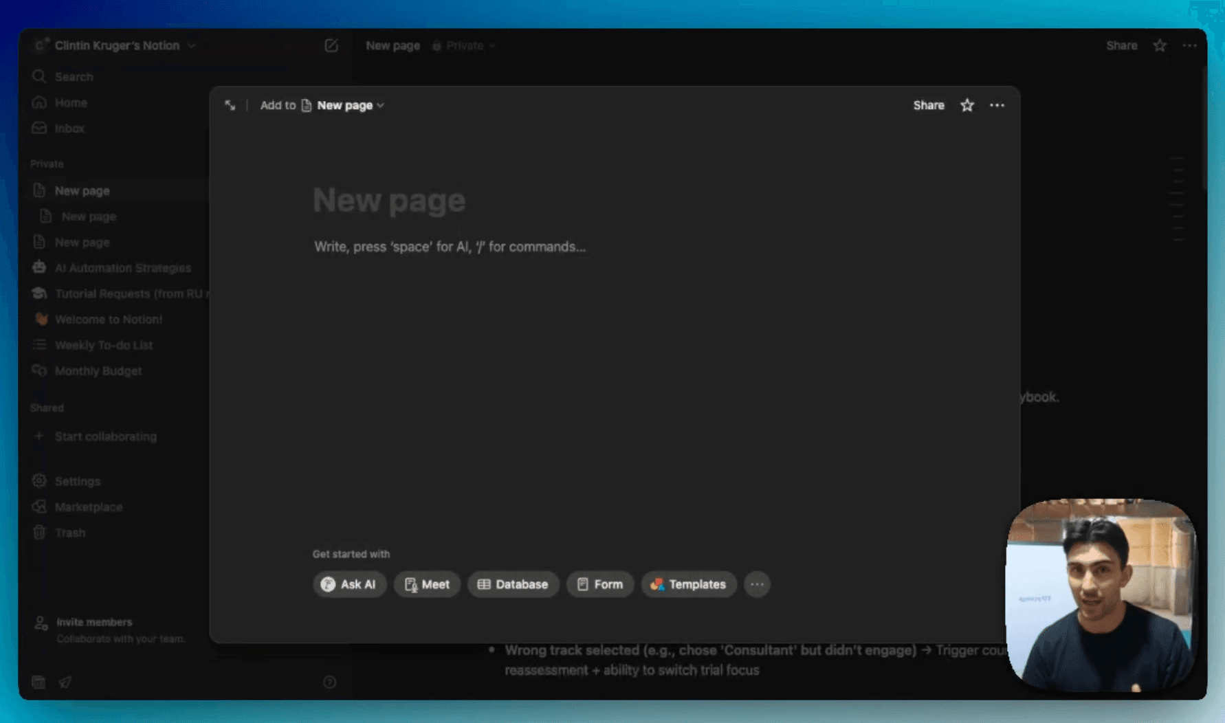 Turn your course syllabus into a database for lecture notes with Notion AI