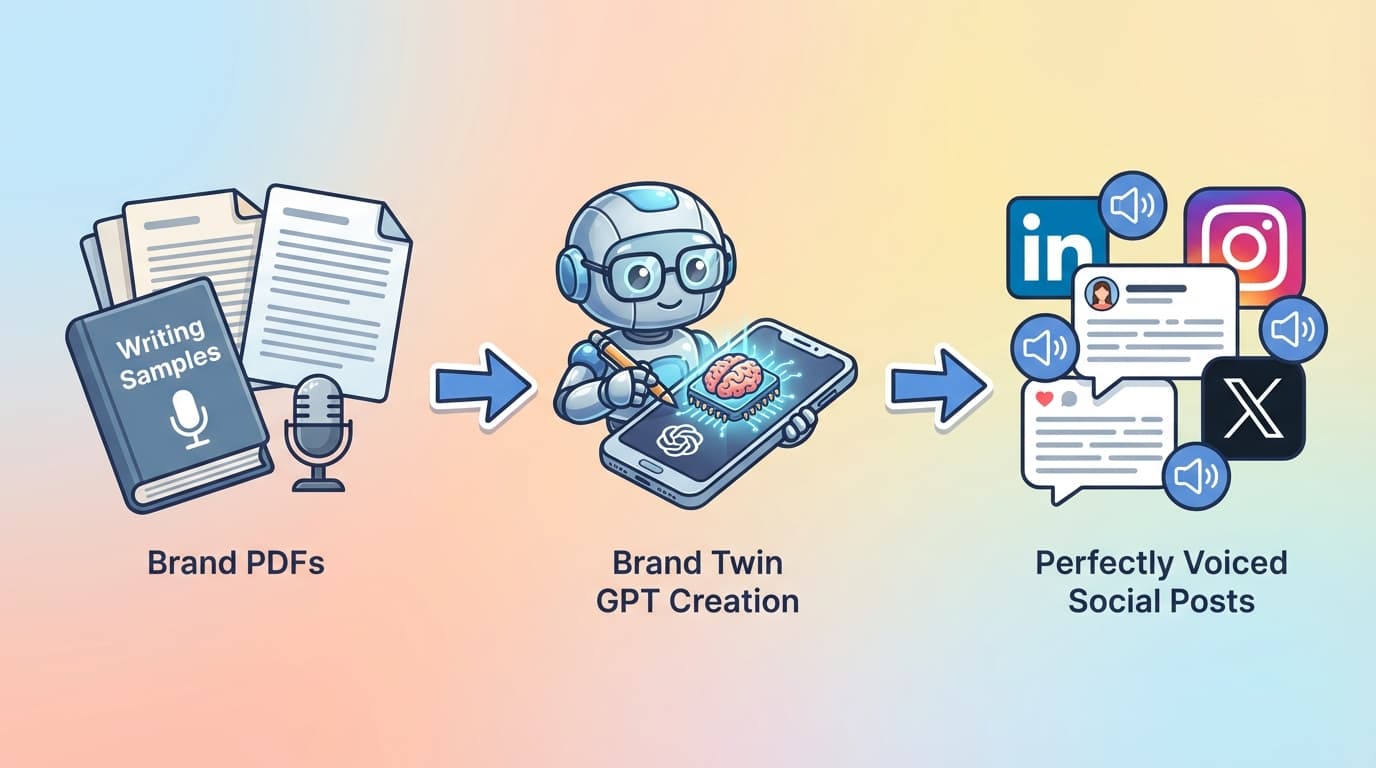 Build a “Brand Twin” That Writes Every Post in Your Exact Voice
