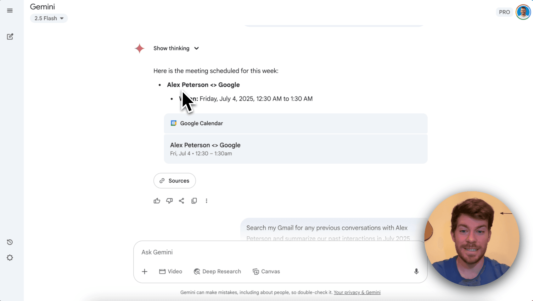 How to prepare for any meeting using Google Gemini Apps